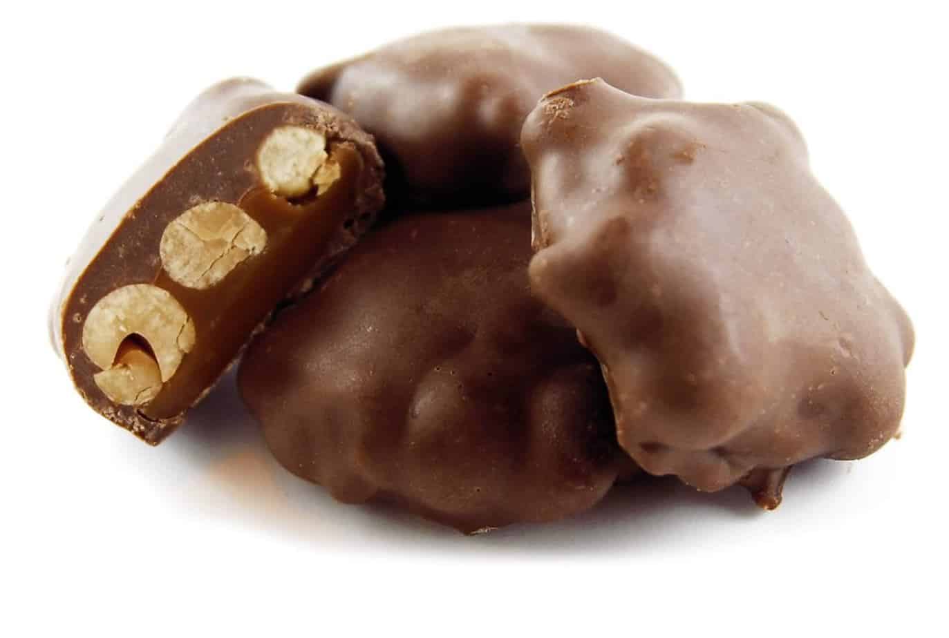 Milk Chocolate Peanut Caramel Patties Wholesale Arcade Snacks