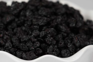 Dried Blueberries in a bowl