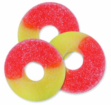 Gummy Peach Rings