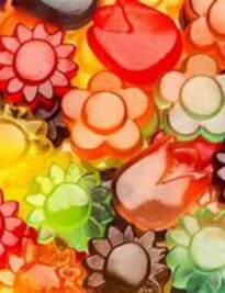 Colorful Gummi Spring Flowers