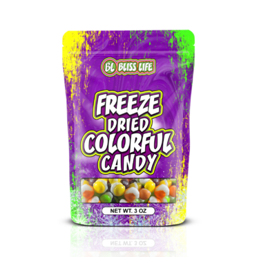 Rainbow Freeze Dried Colorful Candy 3oz