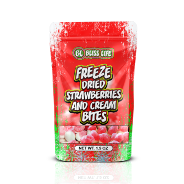 Freeze Dried Strawberries and Cream Bites