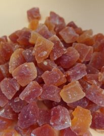 Dried papaya chunks