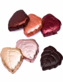Dark Chocolate wrapped in colorful foil leaves