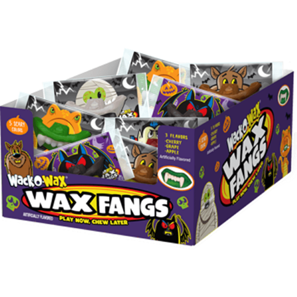 Colorful Flavored Wax Candy Fangs