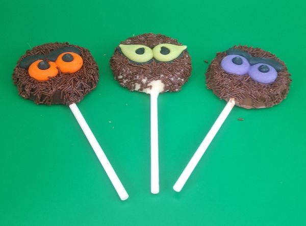Chocolate Monster Eyes Lollipop