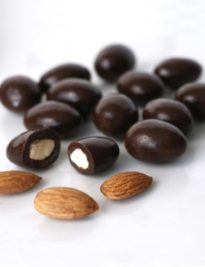 Reduced Sugar Dark Chocolate Almonds