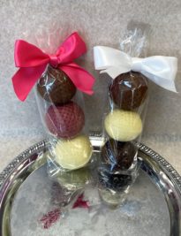 handmade chocolate golf balls