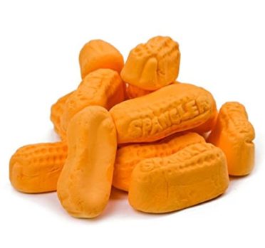 Orange in color Circus Peanuts