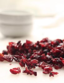 Dried cranberries, from Arcade Snacks; delicious and ready to eat.
