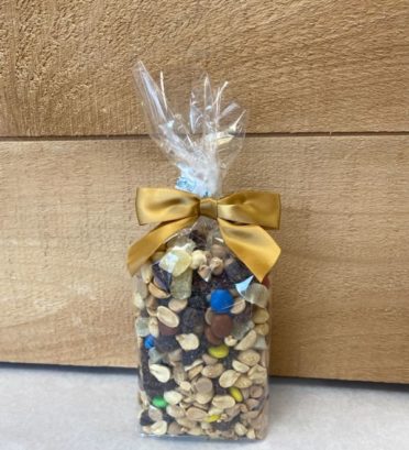 Energy Mix Gift Bag topped with a bow