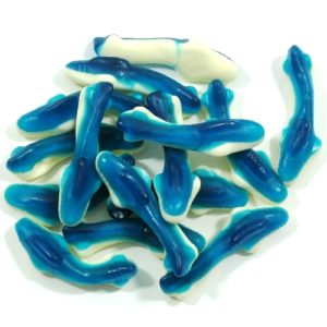 Gummy Blue Raspberry Sharks
