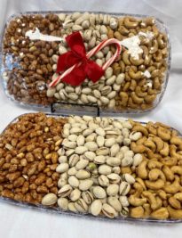 Party Trio Tray with Cashews, Pistachios and Peanuts