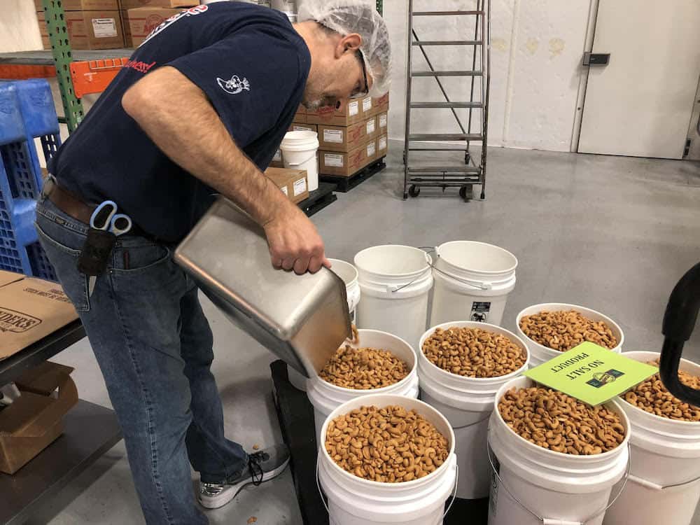 The Arcade Snacks roasting process