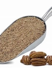 Fancy Pecan Meal in a silver scoop