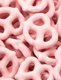 Pink Strawberry Yogurt Pretzels