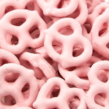 Pink Strawberry Yogurt Pretzels