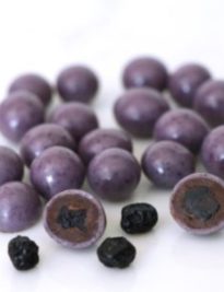 Light Purple all natural chocolate blueberries