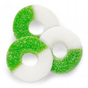 Gummy Green Apple Rings