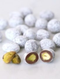 Chocolate Toffee Pistachios, Powdered